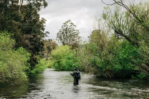 Fly fishing on St Patricks River