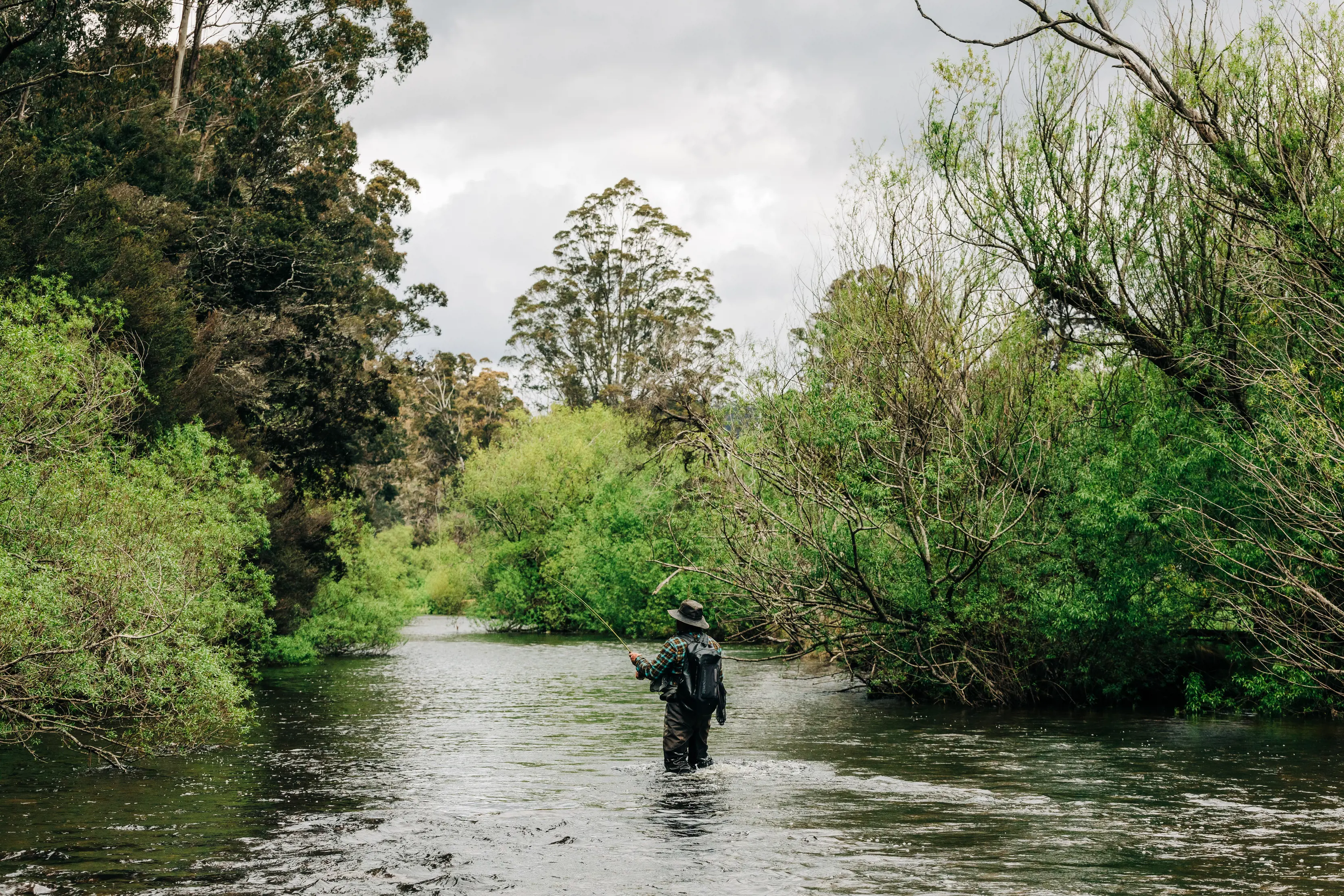 Fly fishing on St Patricks River