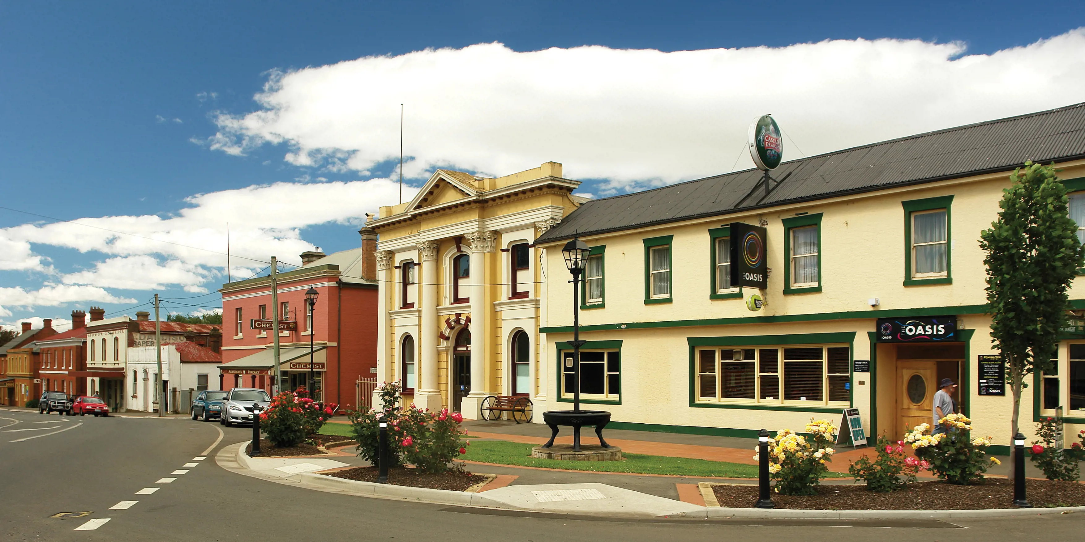 Streetscape in Longford.