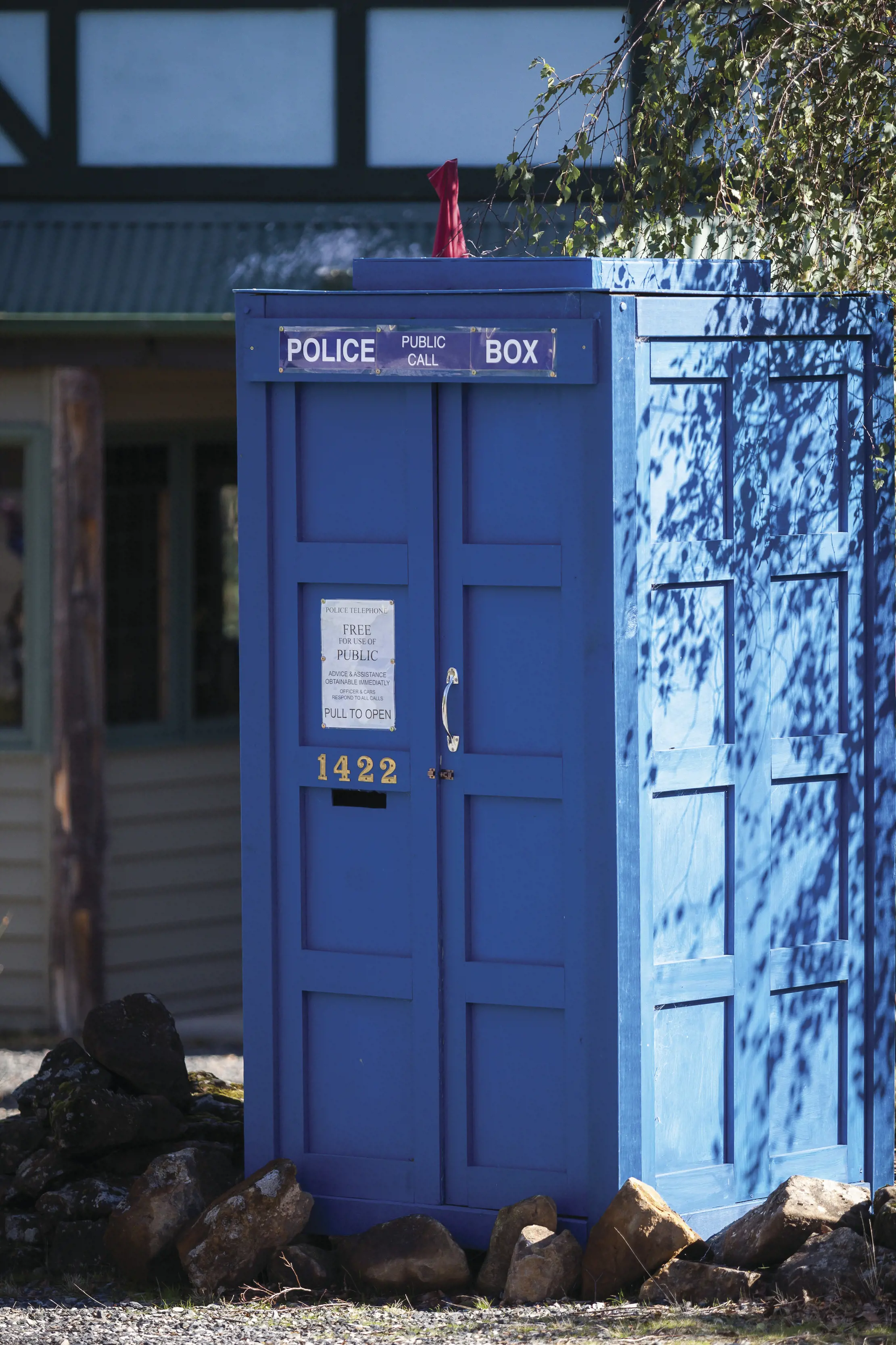 Wilmot novelty letterbox trail - Police Box