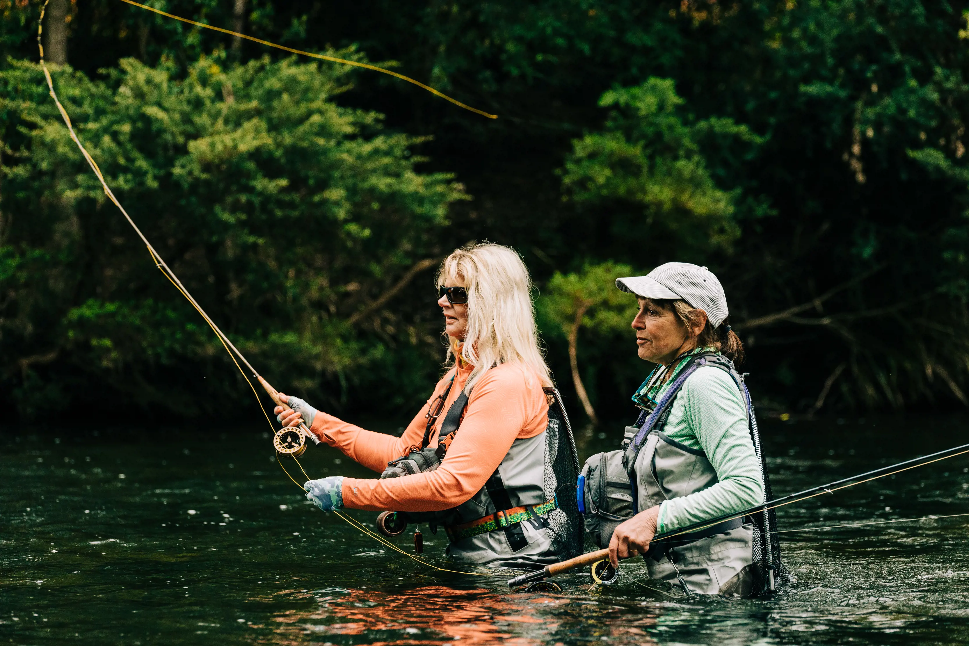 Fly fishing on the Meander River