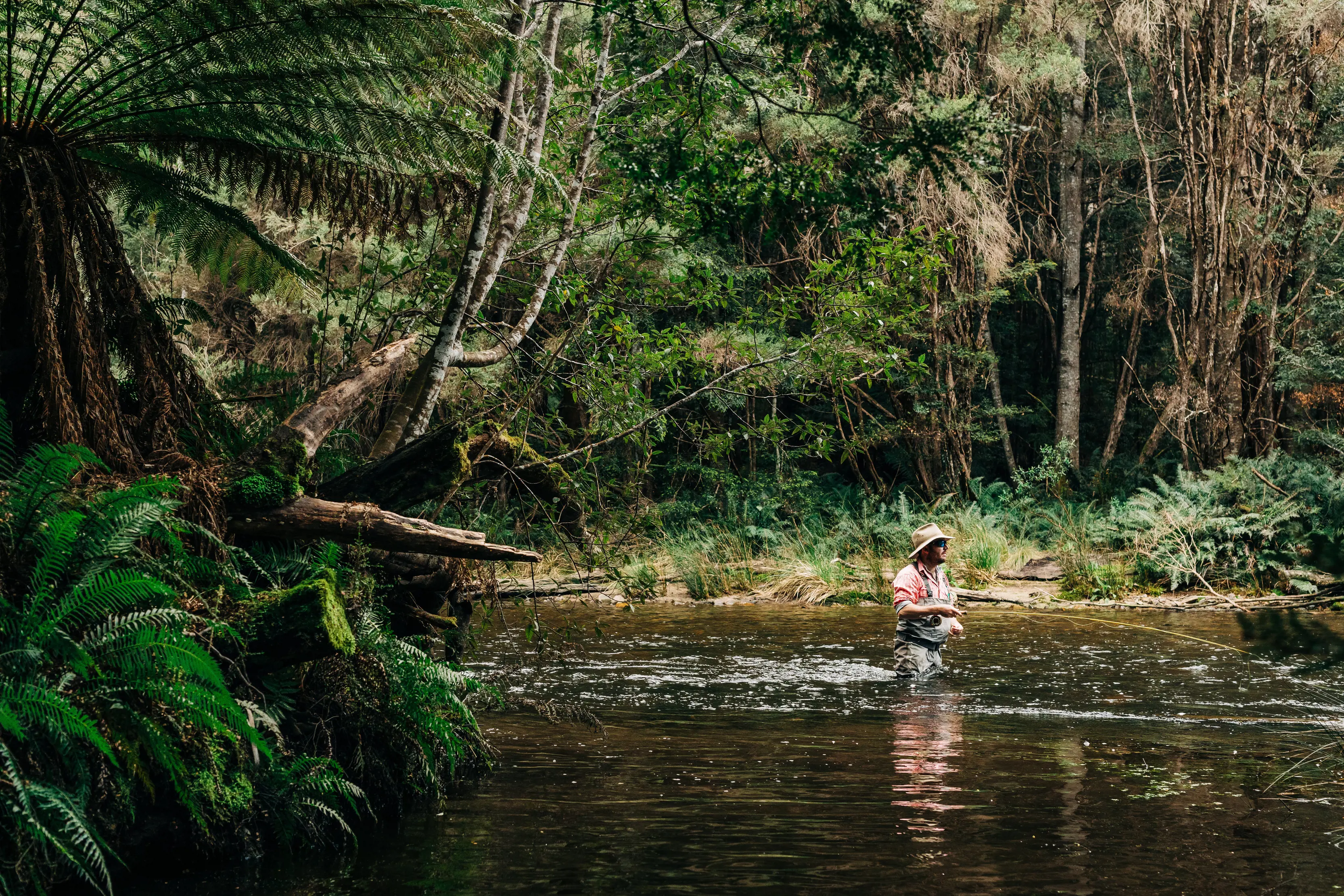 Fly fishing on St Patricks River