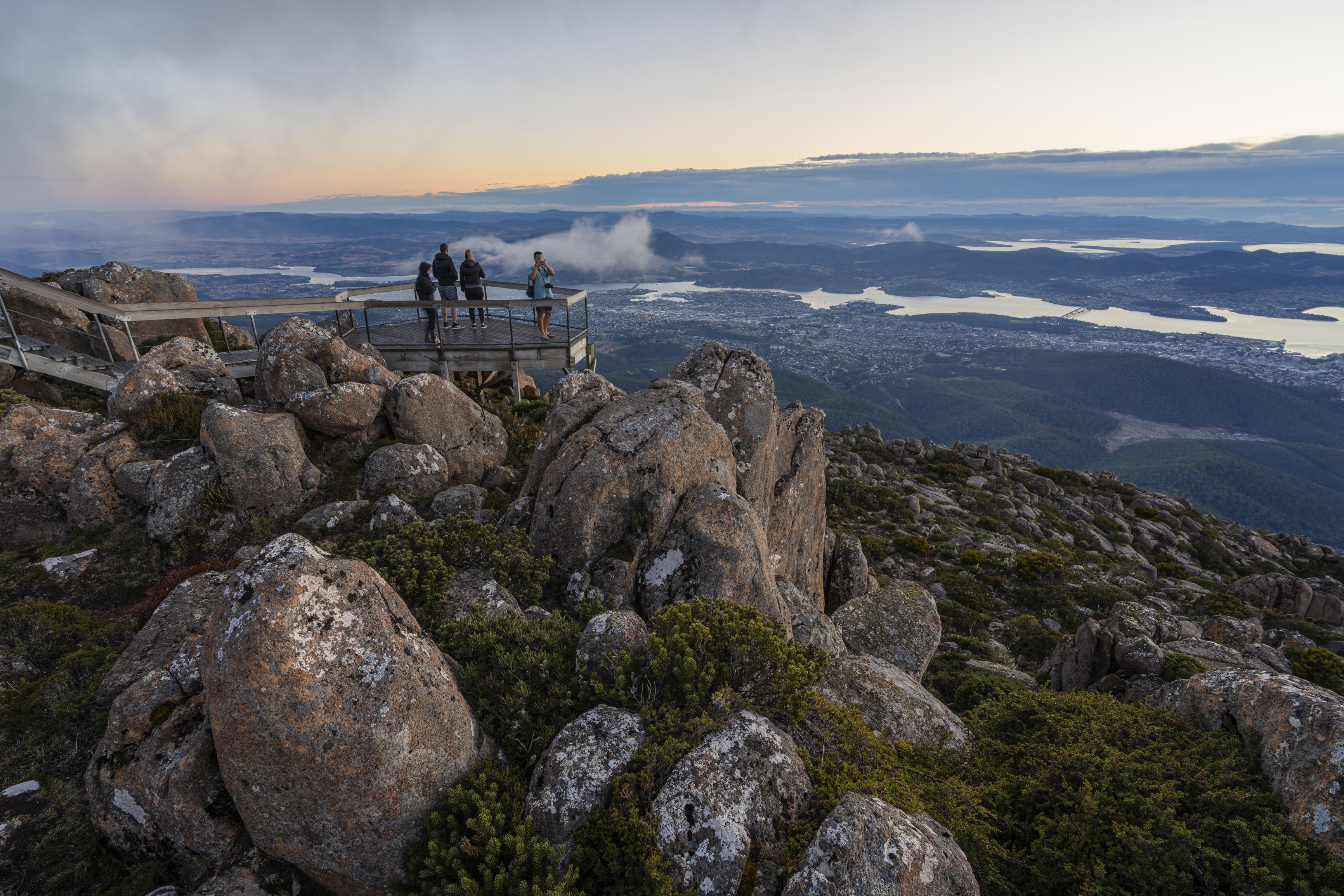 Summit of kunanyi / Mount Wellington