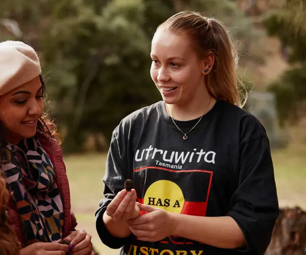 Tasmanian Aboriginal bush-food tours with Kitana Mansell